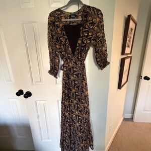 lulu’s floral wrap dress